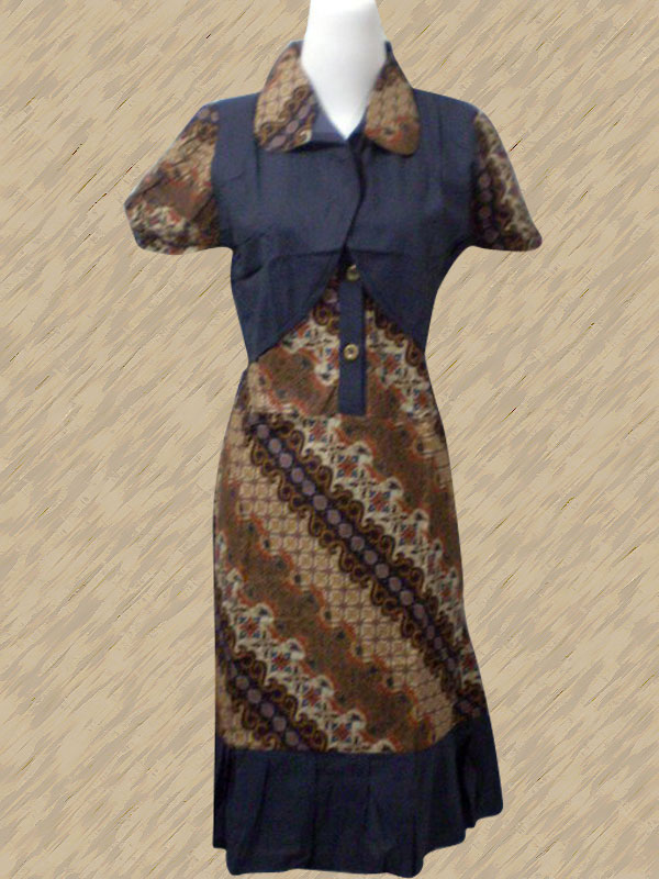 baju batik batik tank top dan bolero berkombinasi biru dongker batik indonesia modern baju batik batik tank top dan bolero berkombinasi biru dongker batik indonesia modern